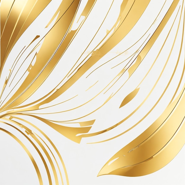 Vektor-Premium-goldene Linien und weißes Hintergrunddesign