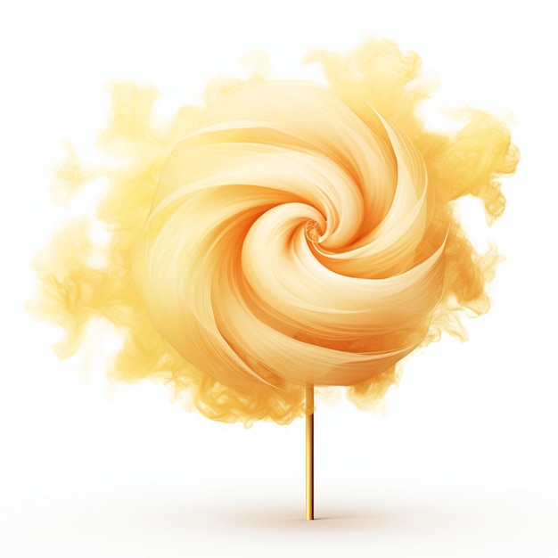 Vektor-realistische Lollipop-Komposition mit Bild von süßen Süßigkeiten auf Holzstock o