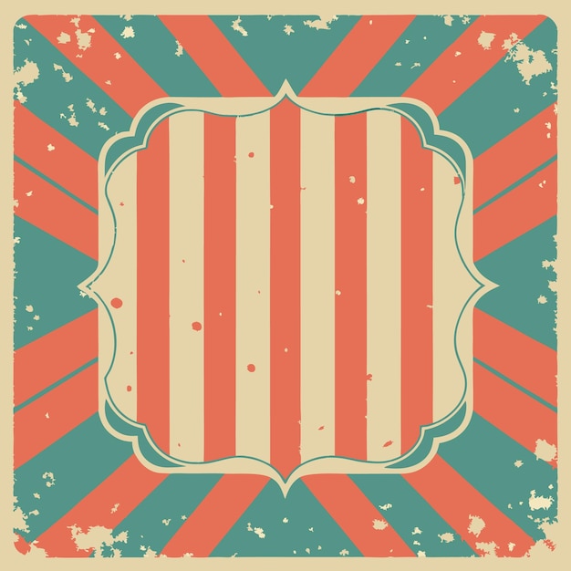 Vektor von Retro-Streifen-Hintergrund im Vintage-Stil