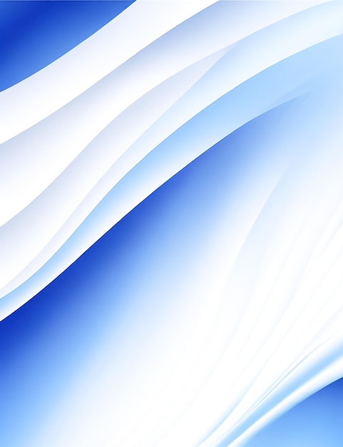 Vektorblau-Gradient-Wellen-Hintergrund, generiert von KI