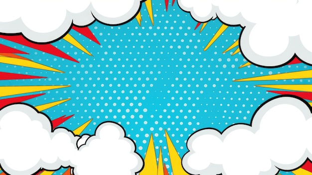 Vektorgrafikdesign-Illustration eines Typografie-Mockups im Comic-Stil im Instagram-Format