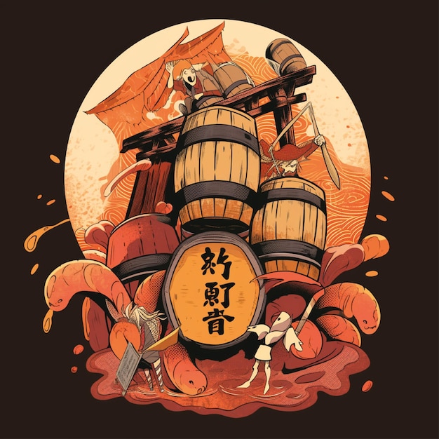 Vektorillustration des Designs des Bierfestivals