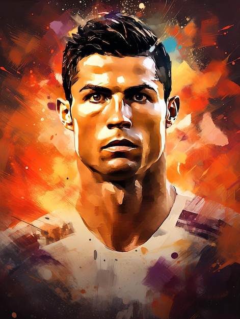 Vektorillustration von Cristiano Ronaldo