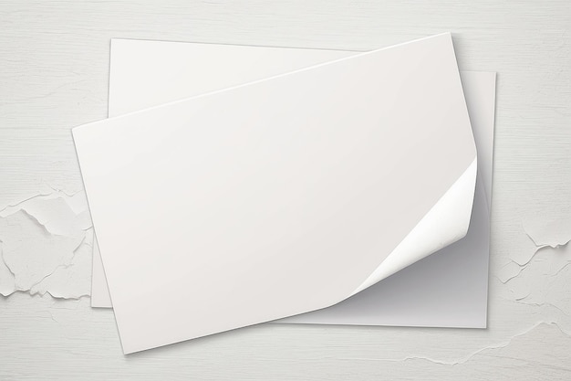 Vektorpostkarte mit weißer Papiertextur