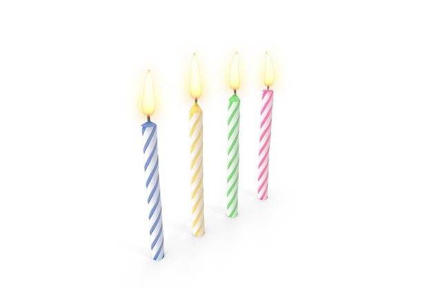 Velas de cumpleaños vector