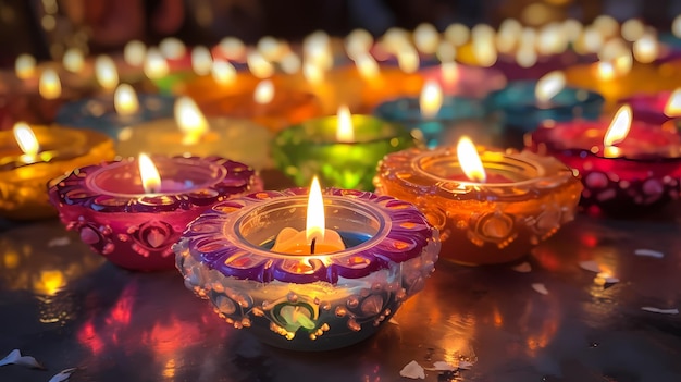 Velas de Diwali