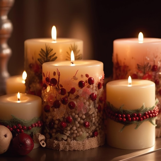 Velas de Navidad