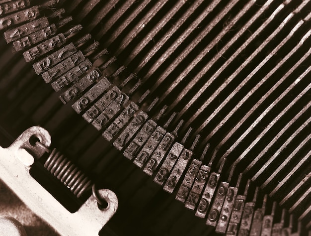 Velha máquina de escrever