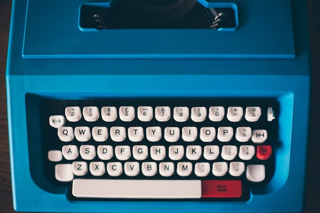 velha máquina de escrever