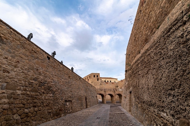 Velha Melilla é uma cidade murada que nos séculos passados serviu de refúgio para seus habitantes em disputas territoriais