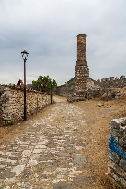 Velha mesquita Parte do castelo de Berat Albânia