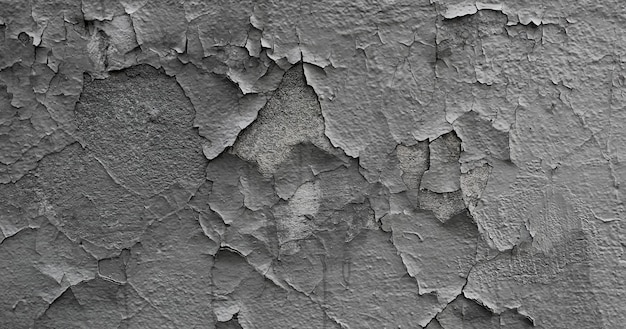 Velha parede cinza com fundo de textura de gesso rachado Grunge