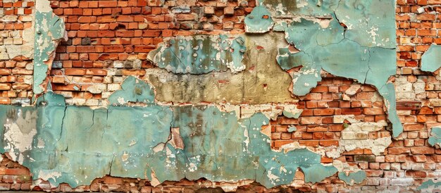 Velha parede de tijolos em mau estado