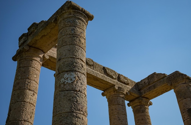 Foto velhas ruínas do templo de antas