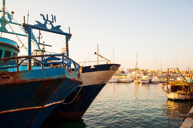 Velho barco de pesca