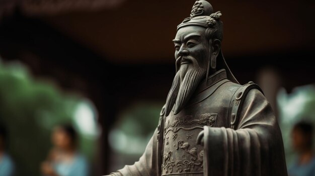 Foto velho rei na china em chinês tradicional