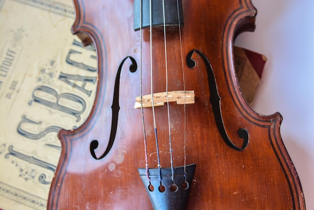 Velho violino alemão