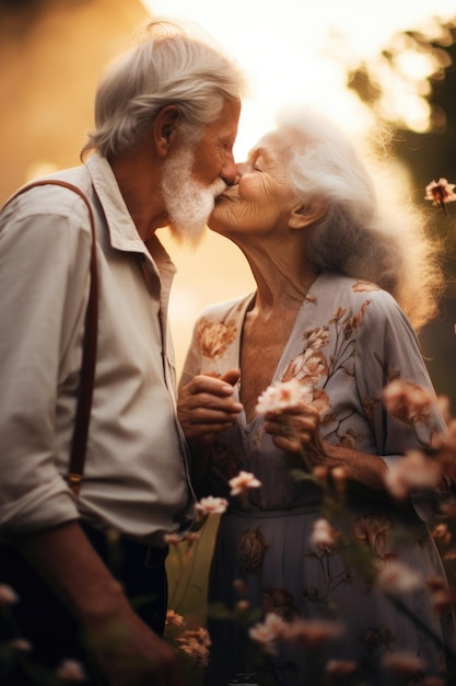 Velhos amantes, amor eterno A história de amor atemporal de velhos amantes que resistiram ao teste do tempo com devoção, carinho e memórias