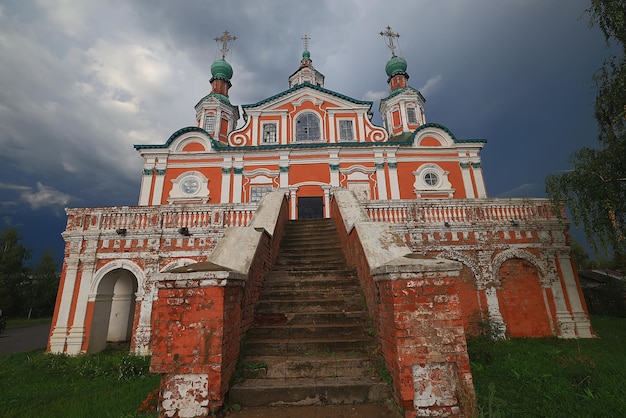 veliky ustyug iglesia paisaje rusia norte religión arquitectura