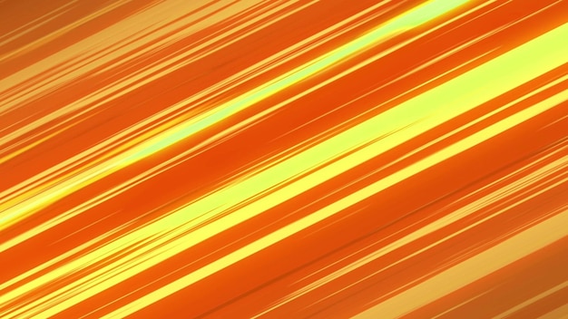 Velocidad colorido amarillo y naranja abstracto anime fondo 3d ilustración