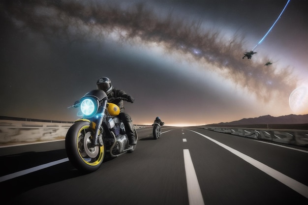 Velocidade Cósmica O que une um motociclista e um astronauta