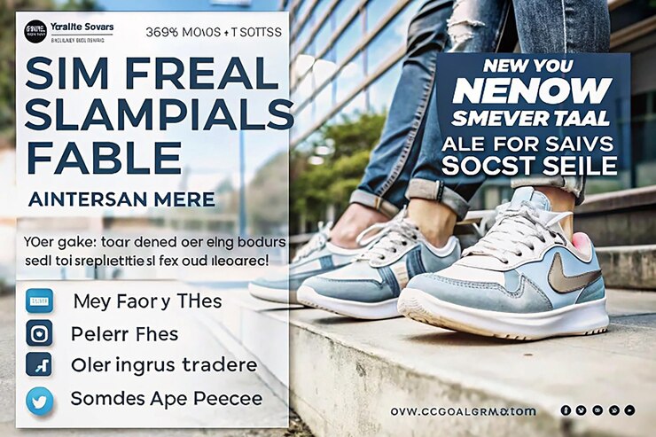 Foto venda de sapatos de chegada nova para mídia social post banner template ou square flyer instagram post