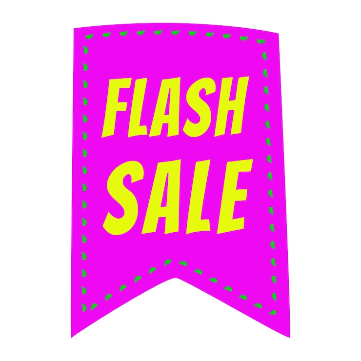 Foto venda flash png adesivo de crachá compras doodle clipart