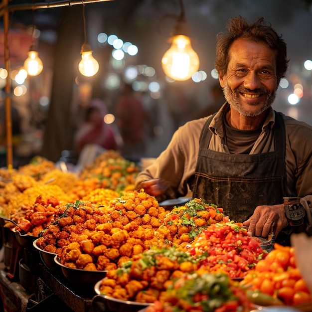 Vendedores de comida en la calle