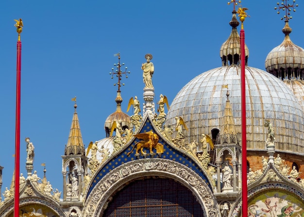 venecia, basílica, di, san marco, primer plano