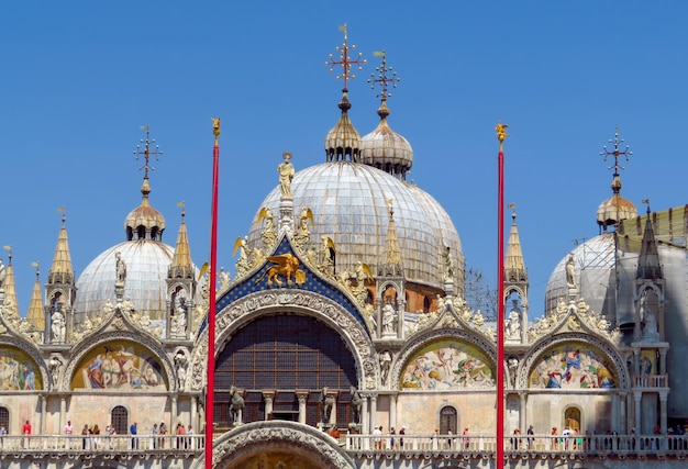 venecia, basílica, di, san marco, primer plano