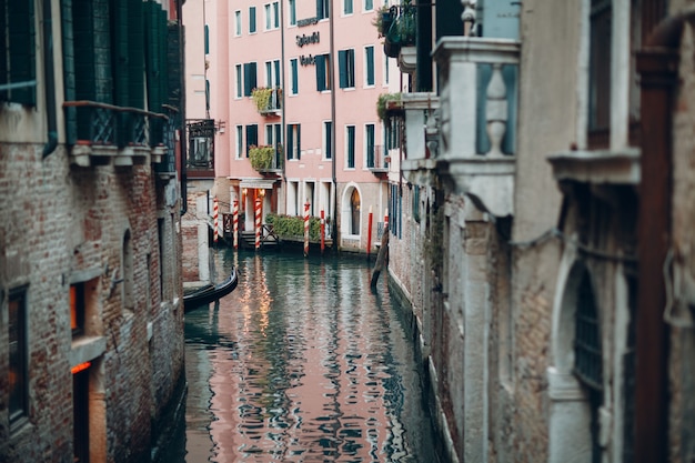 Venedig Italien Kanäle, Boote und Architektur