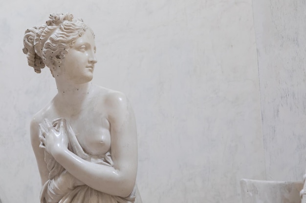 Venere Italica Italienische Venus von Antonio Canova 1811 Schöne Göttinnenstatue im Museum