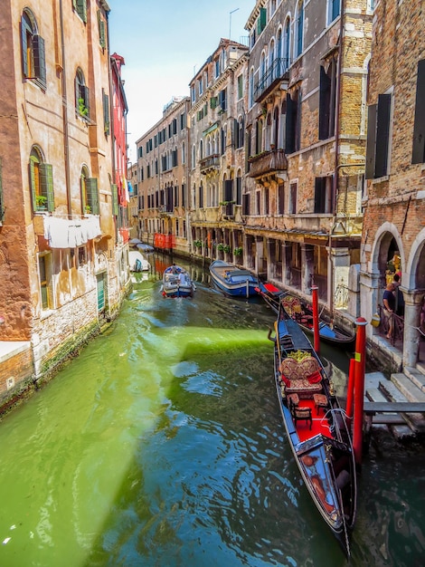 Veneza Belo canal em Veneza