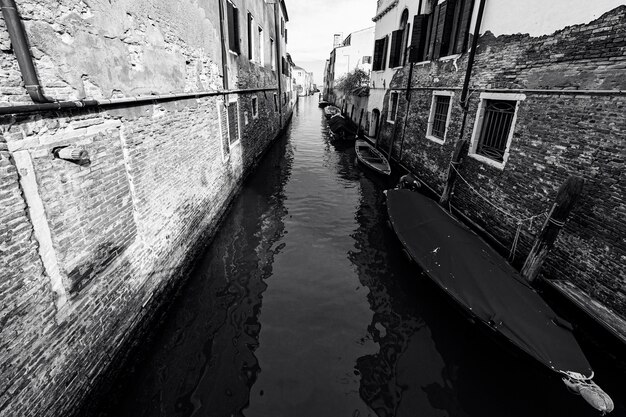 Foto veneza em preto e branco