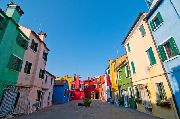 Veneza, Itália Ilha de Burano