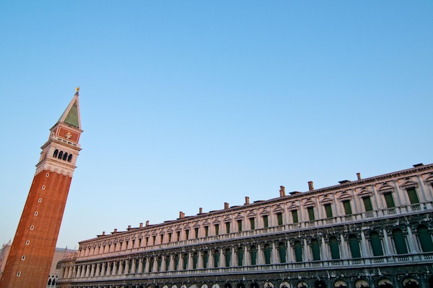 Veneza Itália vista da praça Saint Marco