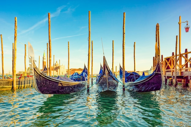 Foto veneza, um lugar lindo na terra.