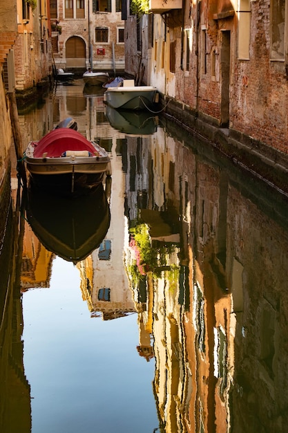 Foto veneza, veneza, itália, após o bloqueio de 2020 no verão