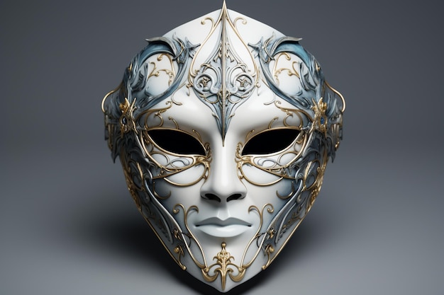 Venezianische Maske 3D-Illustration 3D-CG Hochauflösung