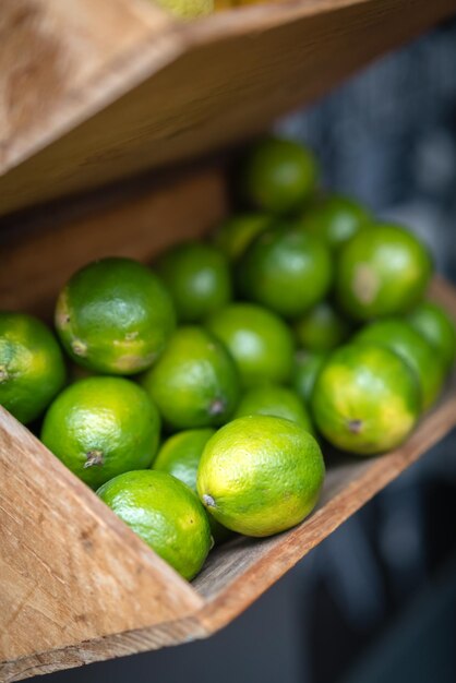 Venta de limas verdes