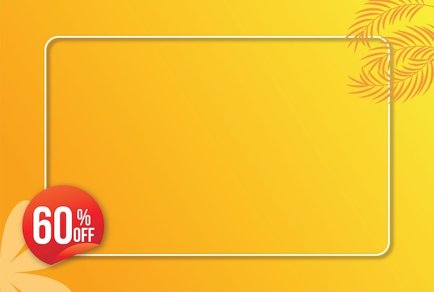 Ventaja de verano Diseño Ventaje de verano Obtener 60 descuento Fondo desenfocado de ventas de verano con flores Ventaje