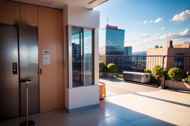 Una ventana con un cartel que dice "prohibido fumar"