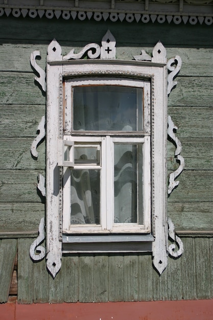 Ventana de una casa antigua.