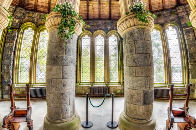 Foto ventana en un edificio histórico