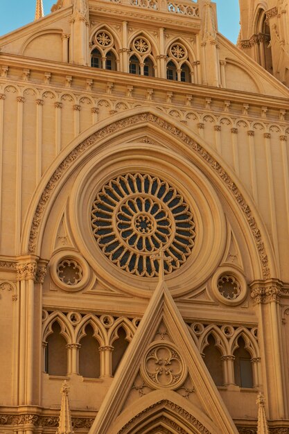 Foto ventana de edificios antiguos en málaga andalucía españa