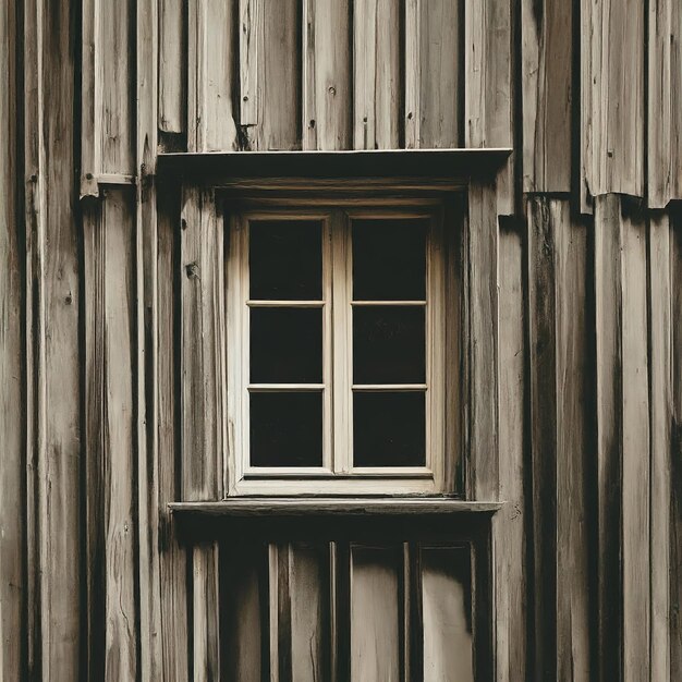 ventana de madera con ventanas y persianas