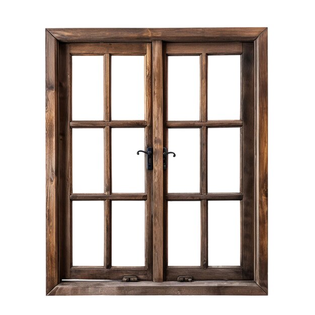 Foto ventana de madera