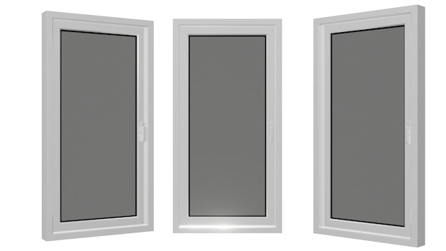Ventana de plástico gris para el euro sobre un fondo aislado