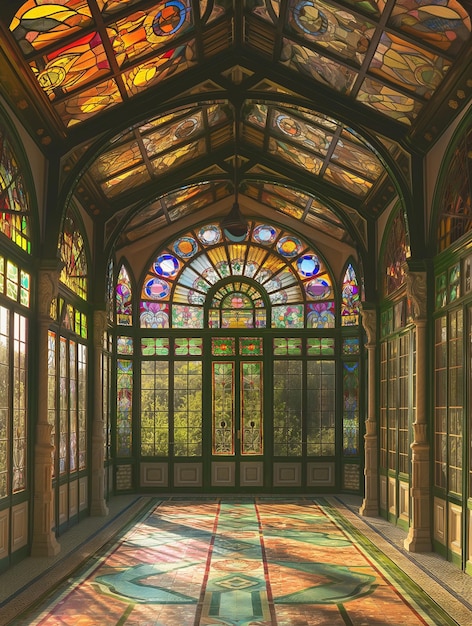 una ventana de vidrio con la palabra quot de quot en ella