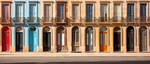 Ventanas con barras ornamentadas